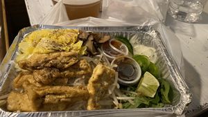 Pho (before adding broth) at Simply Banh Mi in Washington