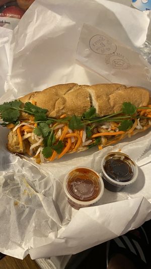 Tofu banh mi at Simply Banh Mi in Washington