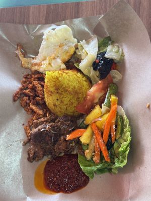   at Pawon Vegetarian in Singapore