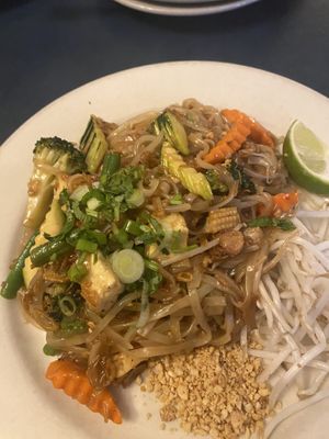 Vegan Pad Thai  at A Little Thai Kitchen in New Jersey