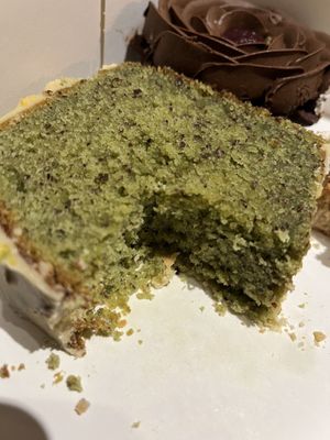 Cake pistache généreux 🌱  at Copines Paris in Bruxelles
