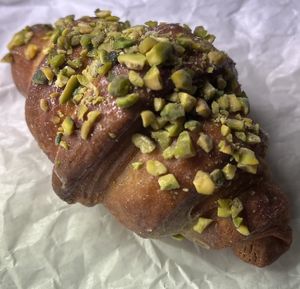 Vegan pistachio croissant 🥐 🌱   at Copines Paris in Bruxelles