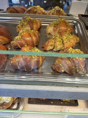 vegan pistachio croissants  at Copines Paris in Bruxelles