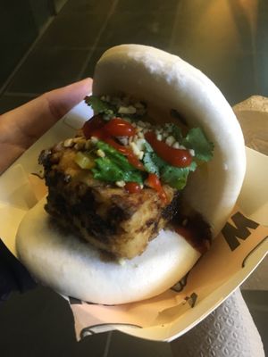 Silky fried tofu Bao at Wonderbao in Melbourne