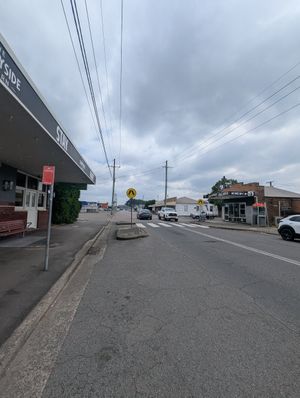 Across from Sunnyside tavern at Serious Deliria in Broadmeadow