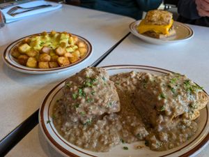 Biscuits and gravy at Street Beet in Detroit