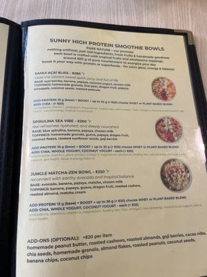   at Sunny Side Up Café Samui in Koh Samui