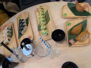 Vegan dishes at Maki and Ramen at Maki & Ramen in Sheffield