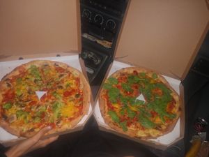 Awesome pizza! ❤️ at Zdrava Pizza in Kosice