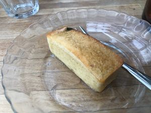 The cake was extra but worth it, simple but delish. at Sering Centraal in Amsterdam