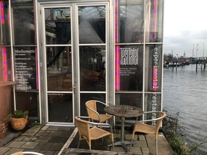 The front door. at Sering Centraal in Amsterdam