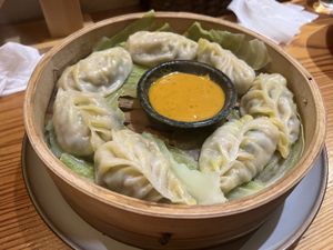 Veg momo  at CIRCLE HAKONE in Hakone