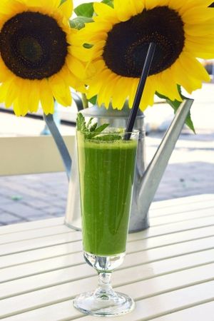 The Santorini Smoothie at San Domenico Caffe in Kosice