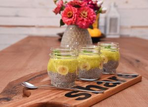 Mango Chia Pudding at San Domenico Caffe in Kosice