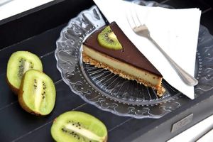 Raw Kiwi Cake at San Domenico Caffe in Kosice