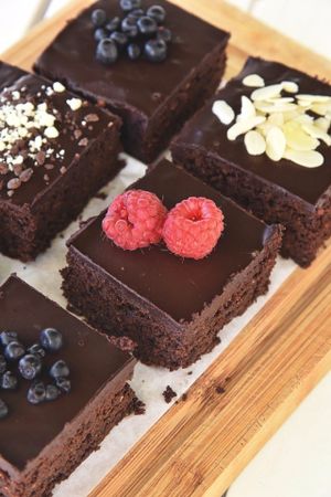 Brownies at San Domenico Caffe in Kosice