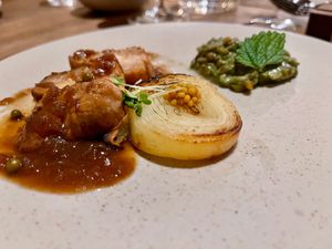 Lion's Mane - Green pepper - Kohlrabi - Spelt

(Menu April 2026) at Dirt.  in Ghent