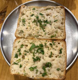 cheesy artisanal focaccia bread!  at Plant Italia in Creve Coeur