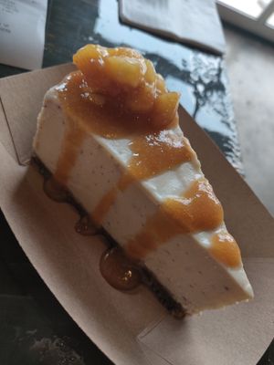 Peach Cheesecake at Avo in Nashville