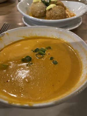 Rich Tomato bisque soup  at Avo in Nashville