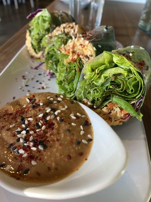 Kimchi spring rolls  at Avo in Nashville