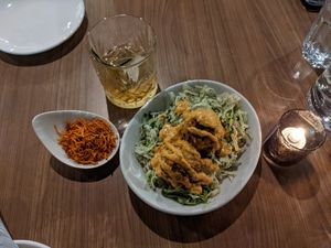 Crabcakes at Avo in Nashville