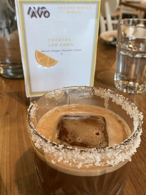 Seasonal cocktail con mezcal y chocolate😳  at Avo in Nashville