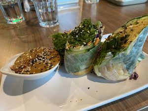 KIMCHI SPRING ROLLS>>  at Avo in Nashville