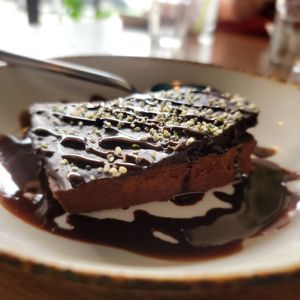 CBD FUDGE BROWNIE (nut free, gf) at Avo in Nashville