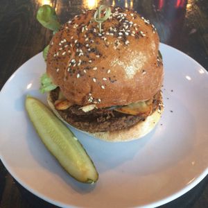 walnut burger at Avo in Nashville