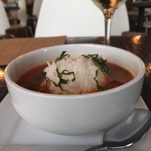 tomato soup  at Avo in Nashville