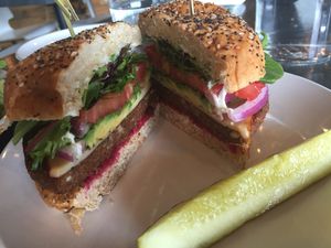 Lentil ";burger"; at Avo in Nashville