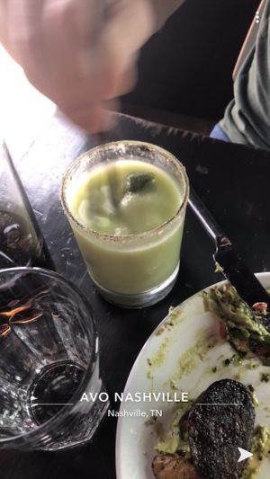 Avocado margarita  at Avo in Nashville