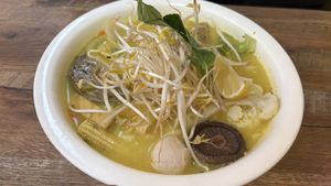 Laksa   at Om Shangri-la in Springvale