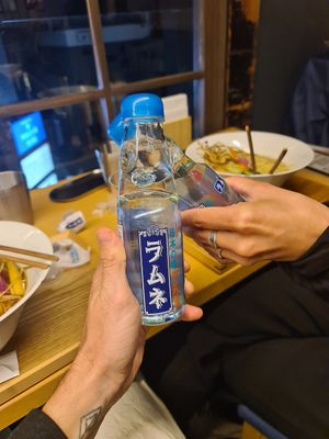 Classic Ramune Soda at Shokaku - Kyoto in Kyoto