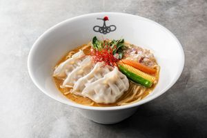 Vegan Gyoza Ramen at Shokaku - Kyoto in Kyoto
