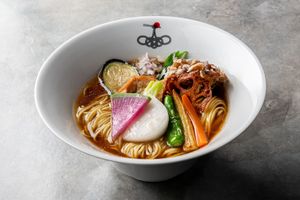 Ten kinds of Kyoto Vegetable Ramen at Shokaku - Kyoto in Kyoto