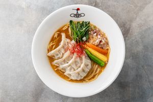 Vegan Gyoza Ramen at Shokaku - Kyoto in Kyoto