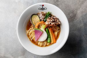 Ten kinds of Kyoto Vegetable Ramen at Shokaku - Kyoto in Kyoto