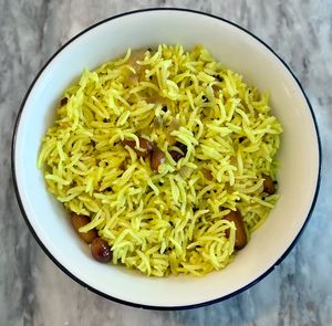 Lemon rice at Mina's Kitchen Dubai in Dubai