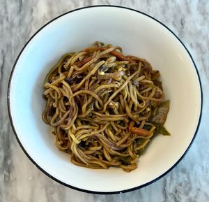 Wok fried noodles at Mina's Kitchen Dubai in Dubai