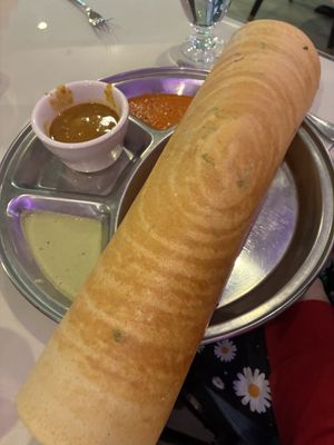 Podi Masala Dosa  at Dosa Grill Wappinger in Wappingers Falls