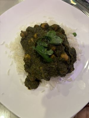 Chana Saag  at Dosa Grill Wappinger in Wappingers Falls