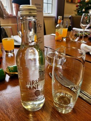 Sparkling Water. at Bwyty Restaurant 1884 in New York