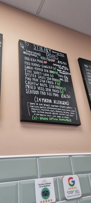 Menu 2 at Charm Thai Cafe - Doncaster in Doncaster