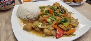 Pad khing ginger with tofu at Charm Thai Cafe - Doncaster in Doncaster