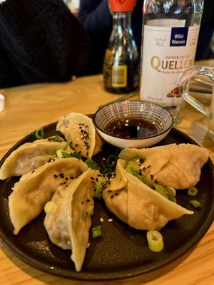 Vegane Dumplings  at kiki Kitchen in Schleswig-holstein