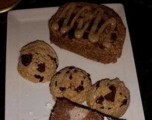 do not miss the raw chocolate chip cookies! at RASA Kitchen + Juice Bar in Santa Fe