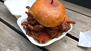   at Chickpea Food Truck in Vancouver