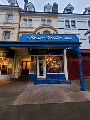 Maisie's Chocolate Shop Outside. at Maisie's Chocolate Shop in Wales